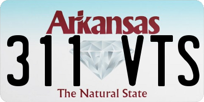 AR license plate 311VTS