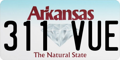 AR license plate 311VUE