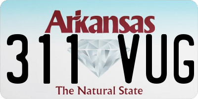 AR license plate 311VUG