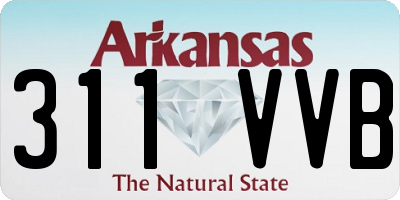 AR license plate 311VVB
