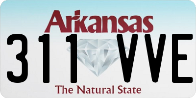 AR license plate 311VVE