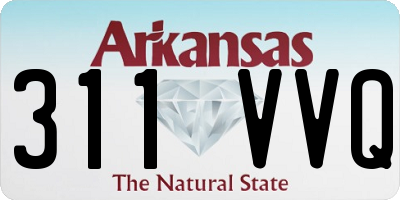 AR license plate 311VVQ