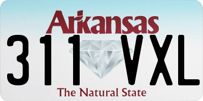 AR license plate 311VXL