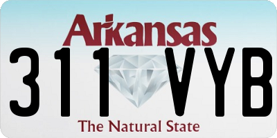 AR license plate 311VYB