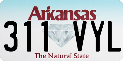 AR license plate 311VYL