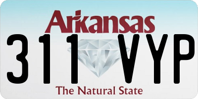 AR license plate 311VYP