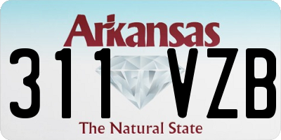 AR license plate 311VZB