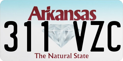 AR license plate 311VZC