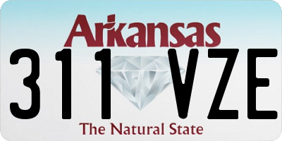 AR license plate 311VZE