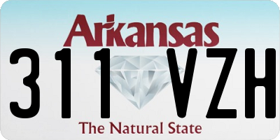 AR license plate 311VZH