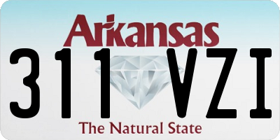 AR license plate 311VZI