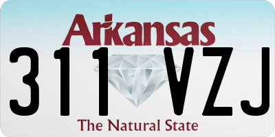 AR license plate 311VZJ