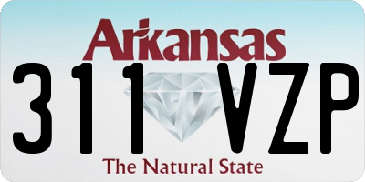 AR license plate 311VZP