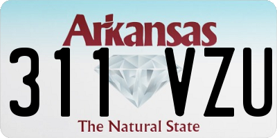 AR license plate 311VZU