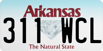 AR license plate 311WCL