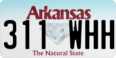 AR license plate 311WHH