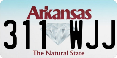 AR license plate 311WJJ