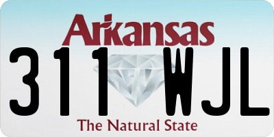 AR license plate 311WJL