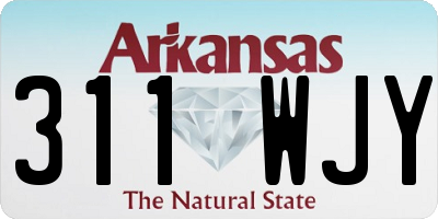 AR license plate 311WJY