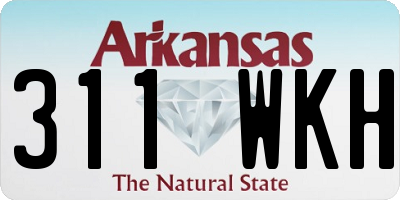 AR license plate 311WKH