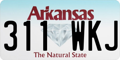 AR license plate 311WKJ