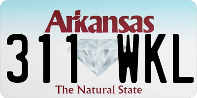 AR license plate 311WKL