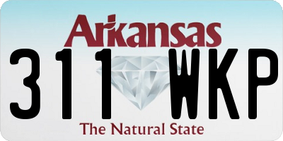 AR license plate 311WKP