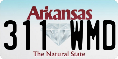 AR license plate 311WMD