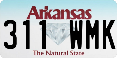 AR license plate 311WMK