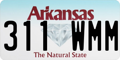 AR license plate 311WMM