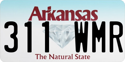 AR license plate 311WMR