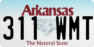 AR license plate 311WMT