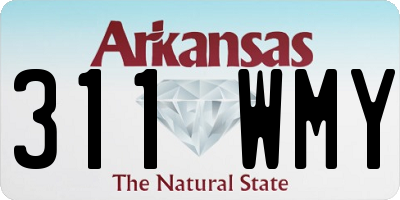 AR license plate 311WMY