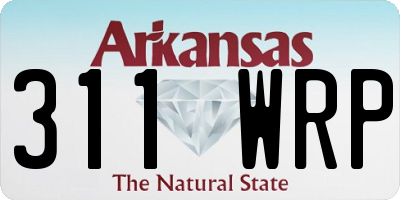 AR license plate 311WRP
