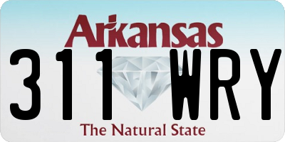AR license plate 311WRY