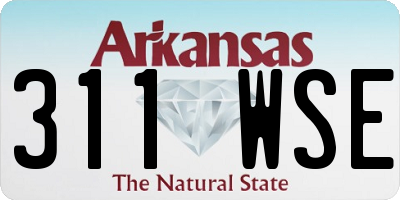 AR license plate 311WSE