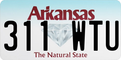 AR license plate 311WTU