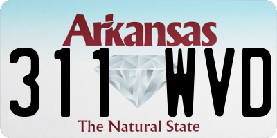 AR license plate 311WVD