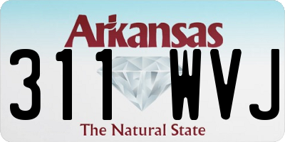 AR license plate 311WVJ