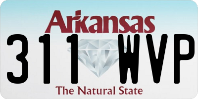 AR license plate 311WVP