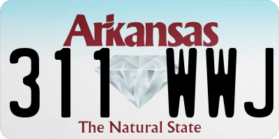 AR license plate 311WWJ