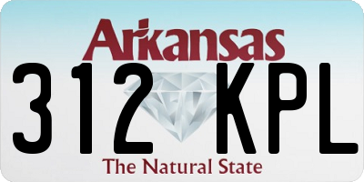 AR license plate 312KPL