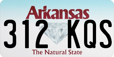 AR license plate 312KQS
