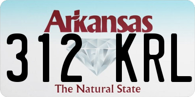 AR license plate 312KRL