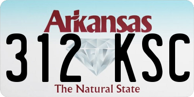AR license plate 312KSC