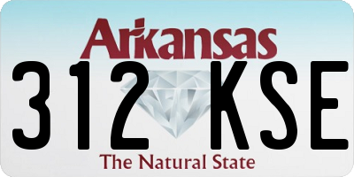 AR license plate 312KSE