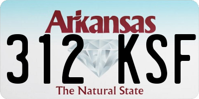 AR license plate 312KSF