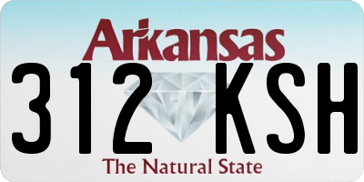 AR license plate 312KSH