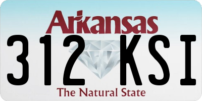 AR license plate 312KSI