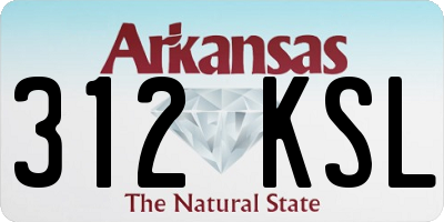 AR license plate 312KSL